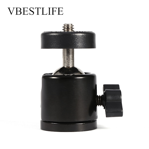 VBESTLIFE 360° Vridbar Rotationsbar 1/4'' Skruv Kulhuvudfäste Kulhuvud Stativfäste