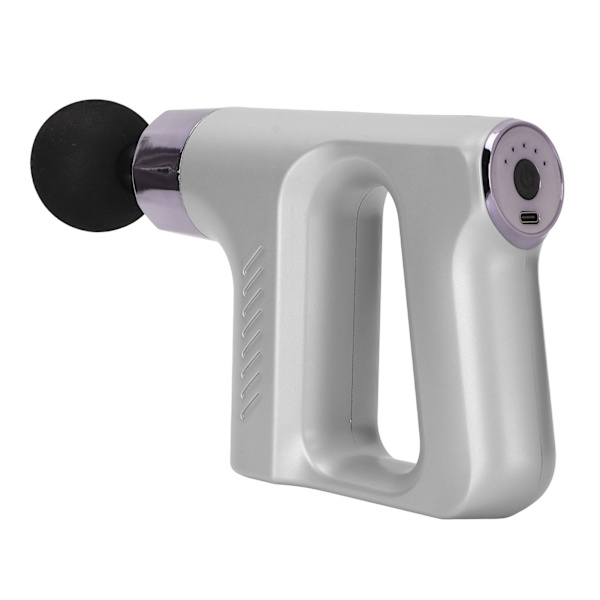 Percussion Massage Gun Massage Apparat Håndholdt Vibration Dyb Væv Muskel Elektrisk Pistol Sølv