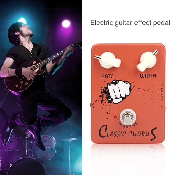 Klassisk korusanalog simulering elektrisk gitar effekt enhet pedal