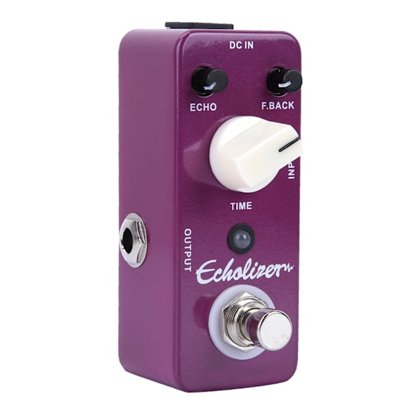 Helt metallhölje Delay Distortion Effects Pedal Elektrisk gitarrtillbehör