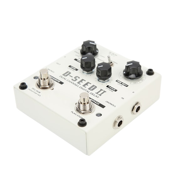 Multi Pedal Effekt 2 Kanal Digital Delay Stereo Looper 8 Tilstande til Elektrisk Guitar