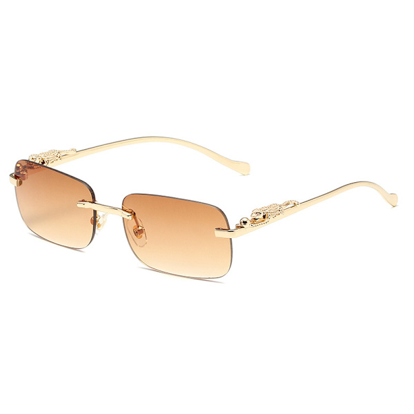 Flat Top Hip Hop Rapper Retro Aviator Solbriller
