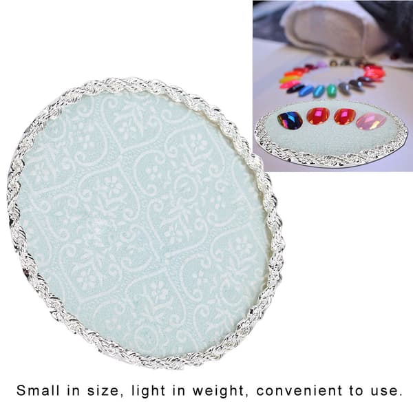 Legering nagelkonstplatta strass manikyr salong displayställ rackbräda(8)