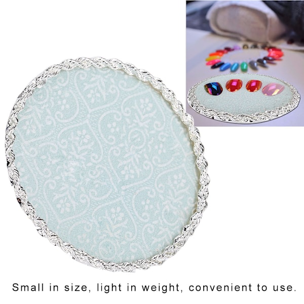 Legering Neglekunst Plate Rhinestones Manikyr Salong Display Stativ Rack Board(8)