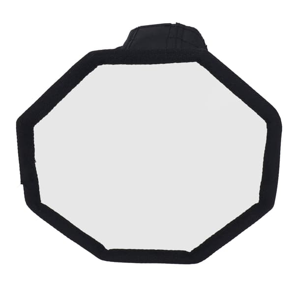 Kamera Softbox Nylon Ottekantet 20 cm Sammenfoldelig Blitzlys Diffuser Softbox med Opbevaringstaske til Fotografering
