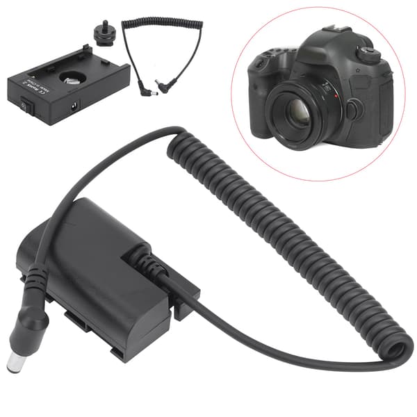 F01BF970 Spenneplate for LPE6 Full Dekoding Dummy Batterisett for Canon 7D SLR-kamera
