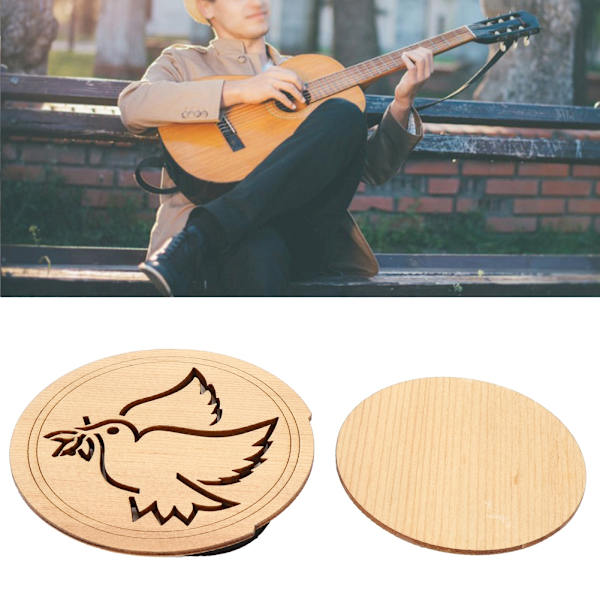 Akustisk gitarr ljudhålsskydd Feedback Buster ljudbuffert för V12 40/41in gitarr