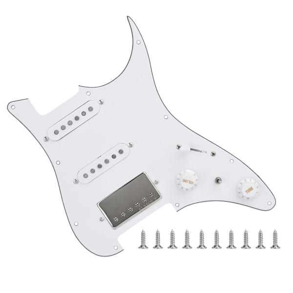 SSH Laddade Förkopplade Dubbla Spolar Pickups Pickguard Elgitarr Instrumenttillbehör