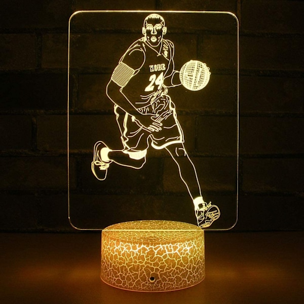 JUSTUP Nattlys Basketball  Side Table Lamp LED Dekorlys for Voksne eller Barn