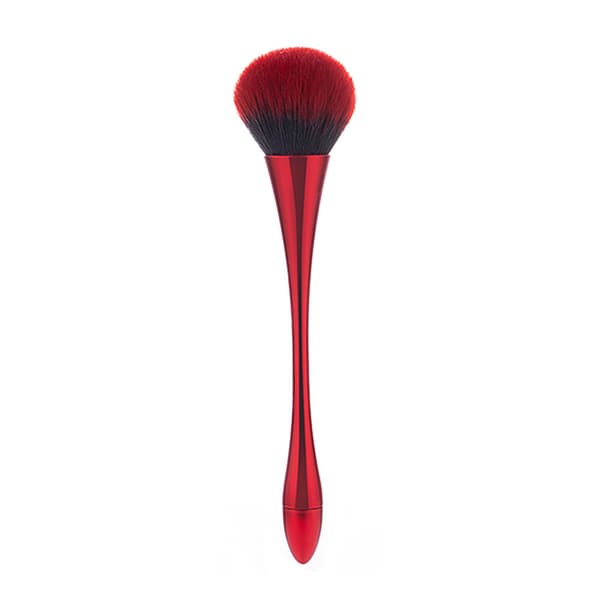 Makeup børste kosmetisk pudder blush blush børste makeup værktøj (rød)