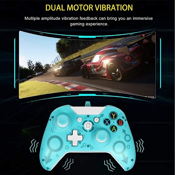 Core Control Xbox One:lle, USB-ohjain, Xbox One, Xbox One S, Xbox One X, Xbox One -ohjain Core Control Vihreä