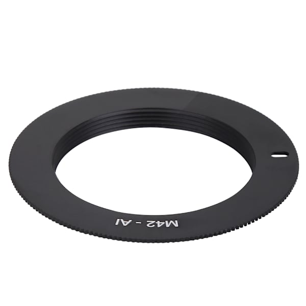 1 st robust adapterring i aluminiumlegering M42 för Nikon AI-fäste DSLR-kameror
