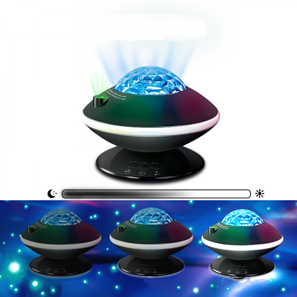 Stjärnprojektor, Galaxyprojektor Led Aurora Stjärnprojektor Nattljus Stjärnhimmel