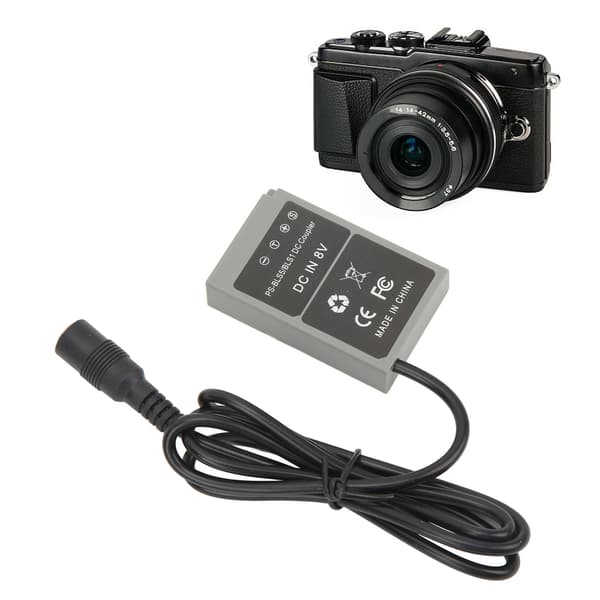 PS BLS5 BLS1 Dummybatteri DC-kobler for Olympus Pen E PL7 E PL5 E PM2 for Stylus 1 1s OM D E M10 E M10 for Mark II III AC100‑240V EU-plugg