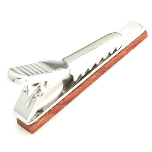 Menn Retro Tone Enkel slips slipsbar spenne klipp beste julegave