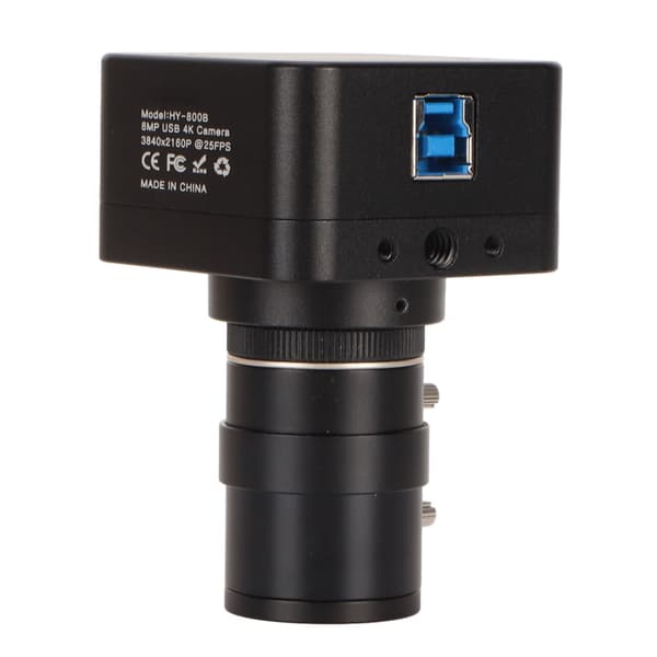4K USB Webcam 2160P 25fps 8MP HD Multimedia Interface 2.8 til 12mm F1.4 Manuel Zoom CS Mount Linse Mini USB2.0 PC Kamera til Live Streaming