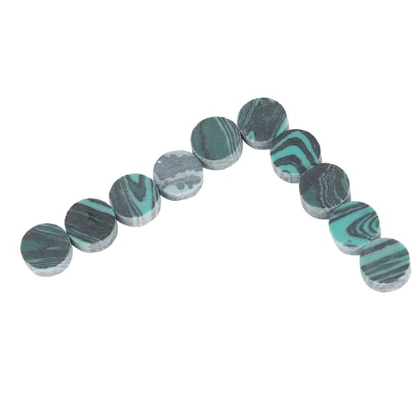 10 st Fretboard Gröna Inläggningspunkter för Gitarr Bas Ukulele Diameter 6,5 mm