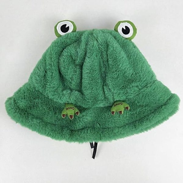 Fuzzy Bucket Hat för Kvinnor och Män - Luddig Söt Bucket Hat för Vinter, Varm Plysch Fiskehatt, Fluffig Sherpa Rolig Hatt
