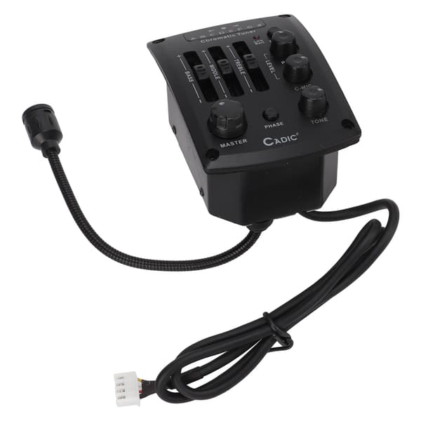 Guitar Pickup Equalizer Plast Elektroniske Komponenter Sort Musikinstrument Tilbehør