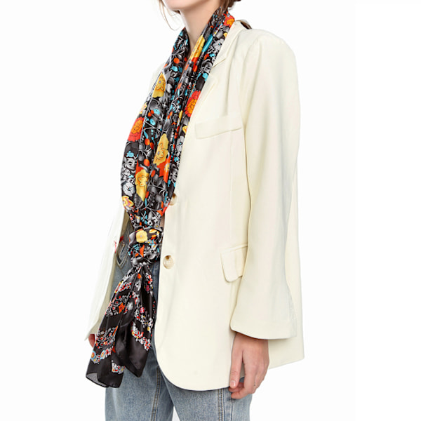 Dam silke scarf lätt mode mjuka scarfs sjal wrap scarfs, SU-2