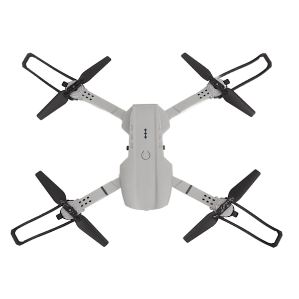 RC Drone 4k Dubbelkamera Quadcopter Wifi Fällbar Fjärrkontroll Quadcopter 3 Vägs Hindrande Undvikande Höjdhåll Leksaker Gåvor för Pojkar Flickor Grå