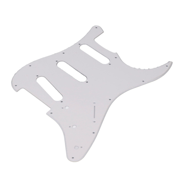 PVC Gitar Pickguard 11 Monteringshull Scratch Resistance Plate SSS Guard Plate Erstatning for Strat ST Stil
