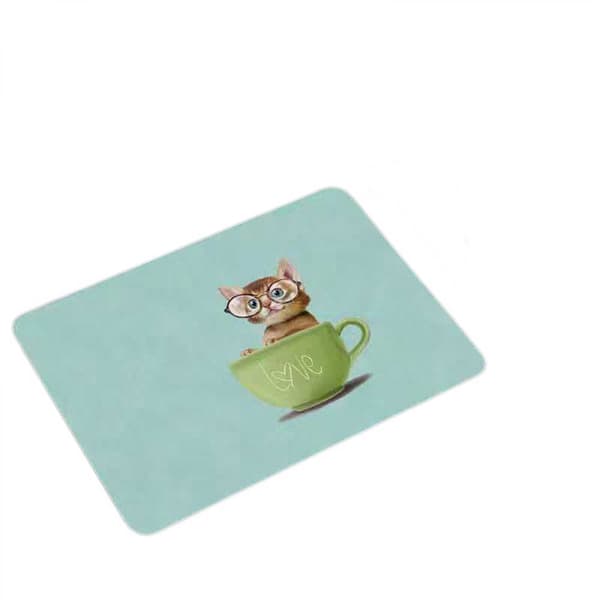 Gaming musematte 210x260x3 mm sklisikker gaming musematte kontormusematte grønn