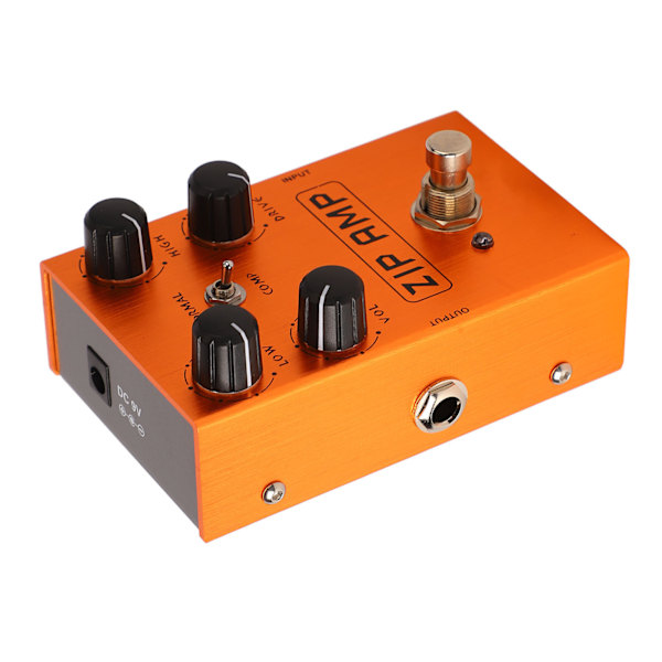 Elektrisk gitar effektpedal Drive Pedal Effector Simulerer gitarforvrengning og overdrive-effekter AN 39 Orange