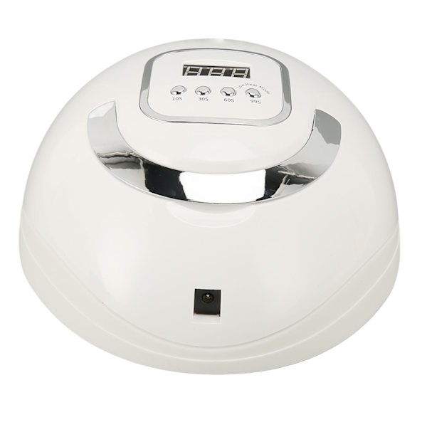 UV LED Neglelampe med Dobbel Lyskilde Rød Belysning Avtakbar Base 66 stk Lampebrikker 4 Timer UV Neglelampe 100‑240V EU-kontakt