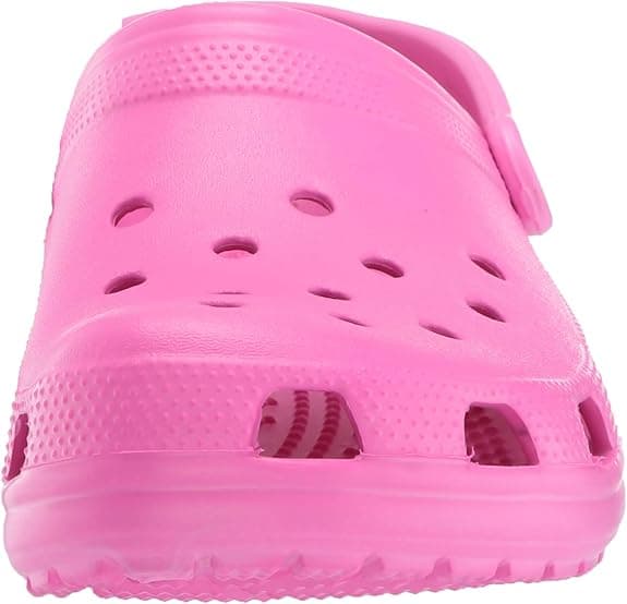 Herr- och damsandaletter med hål (elektrisk rosa)