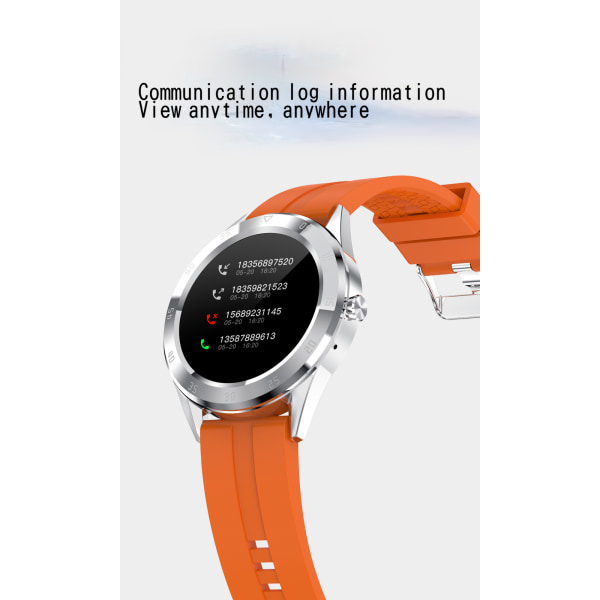 Watch med blodtrycksmätare, aktivitetsmätare med puls/sömn/blodsyremätare 1,54” Full Touch Smartwatch Fitness Tracker Ped