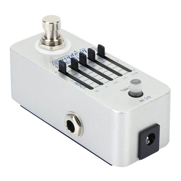 Metallskal Grafisk B Bas EQ Effektpedal ±18dB Justerbar Gitarr Equalizer