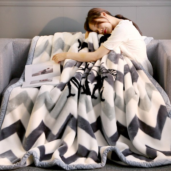 Supermjuk filt i premium silkeslen flanellfleece - Lätt filt för alla årstider (filt (39\"x59\"))