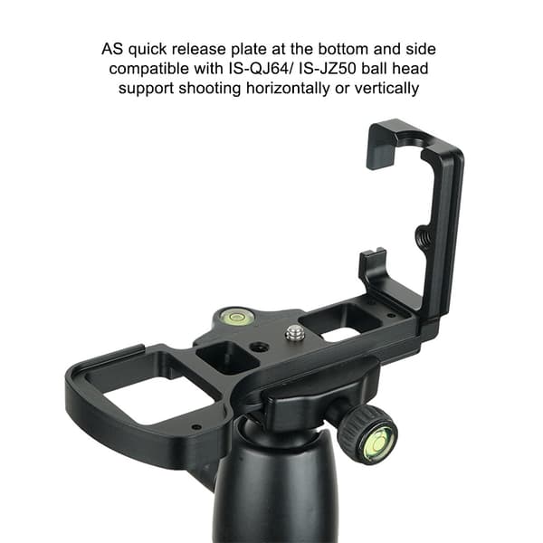 Metal Quick Release L-plade Håndgrebsholder til Sony A6500 Spejlløst Kamera