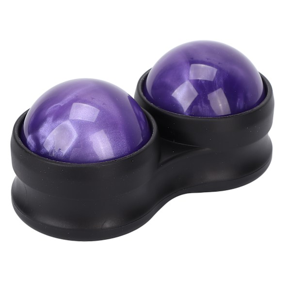 Double Massage Ball Myofascial Deep Tissue Mobility Therapy Ball Tool for Sore Muscle Joint PainPurple