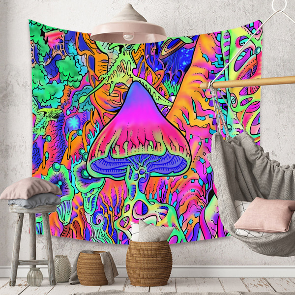 Taide Koti Sisustuslahjat Mandala Bohemian Tapetti Sopii Makuuhuoneen Koristeluun (01-2, 39 x 59 tuumaa)