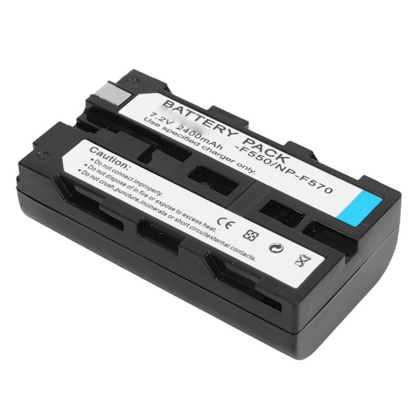 NP F550 batteri 2400mAh PCM Smart Chip NP F550 ersättningsbatteri för MC2500C 1500C kamera fyllningsljusmonitor