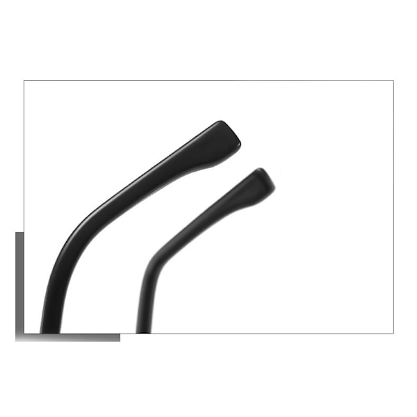 Rektangulære Fashion Rimless Solbriller til Kvinder Mænd Gangster 90'er Rammeløse Shades Retro Vintage Trendy Briller