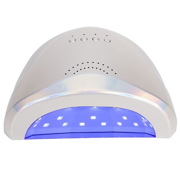 Professionel 48W neglelampe LED-lampe tørrer gel polish hærdende manicure værktøj (sølv)
