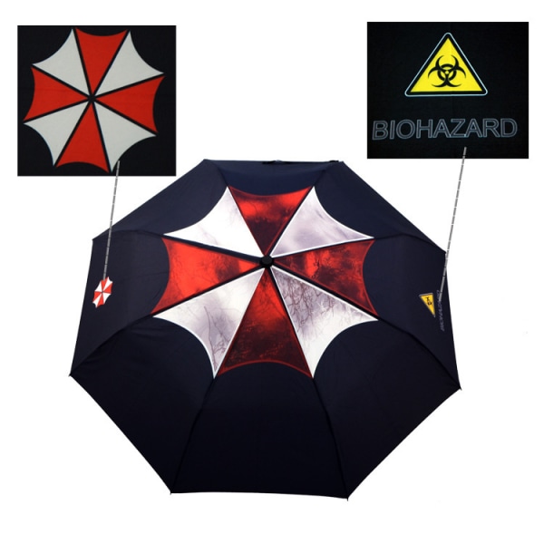 Resident Evil Biochemical 6 Paraply Theme Paraply Protector Lyon Anime Sunny Paraply Tri-fold Paraply