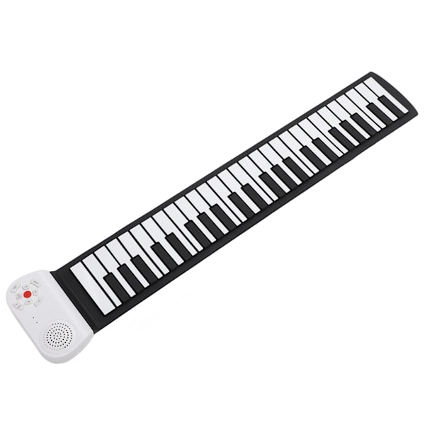 49 Tangenter Rulle Piano Legetøj Realistisk Lyd Genopladelig Elektrisk Hånd Rulle Piano Legetøj til Begynder Sort og Hvide Tangenter