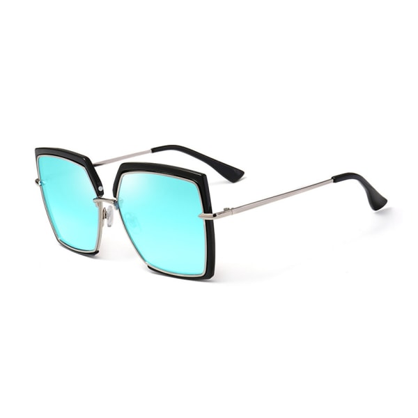 Wekity överdimensionerade solglasögon för kvinnor Square UV400 skydd utomhusglasögon