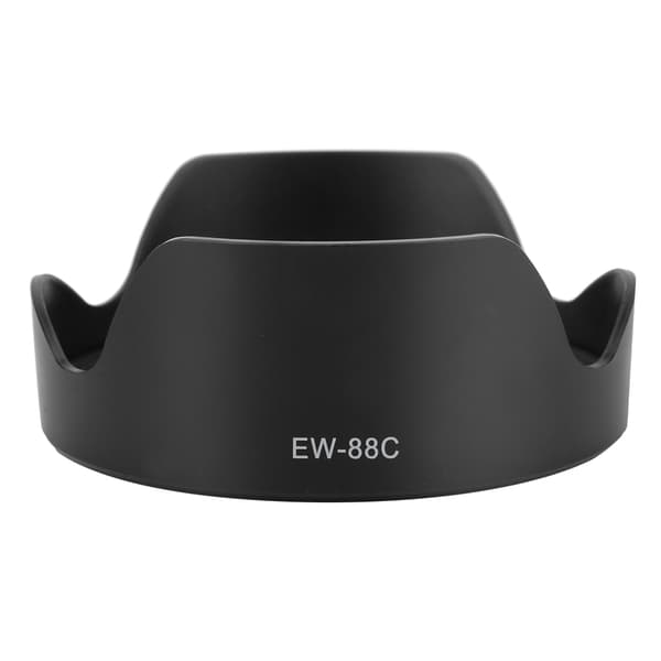 EW-88C Plast Sort Solblænde Kameramontering Passer til EF 24-70mm F2.8 L II USM Objektiver