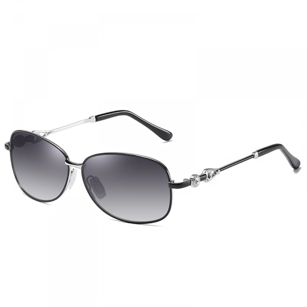 Metal UV-beskyttende dame aviator solbriller. Gaver til kvinder, 61 mm