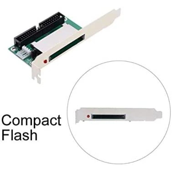 3 kpl AYA IDE/PATA - CF (CompactFlash) 40-nastainen käynnistettävä sovitin PCI-telineellä