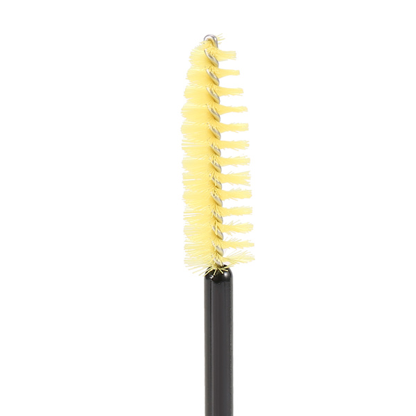 50 stk./sæt engangs øjenvippebørste mascara applikator øjne makeup kosmetisk værktøj sort gul