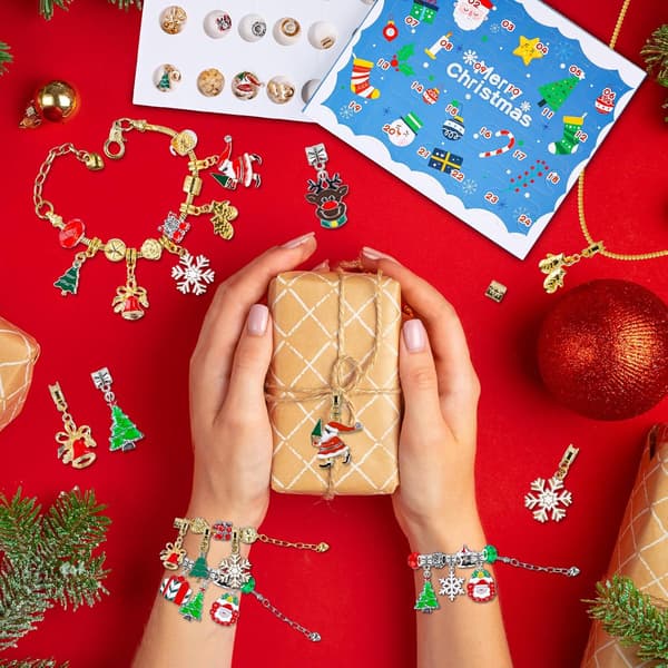 2026 Julkalender, DIY Berlockarmband Smyckesset för flickor