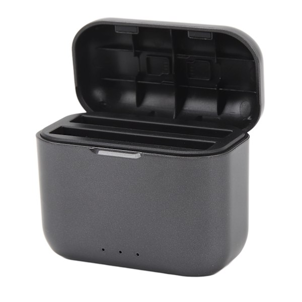 AX11 Batteriladdningshubb Snabbladdningsstation Bärbar 2-kanals Typ C-kabel Förvaringsväska Bärlåda med kortplatser för ONE X2-batteri