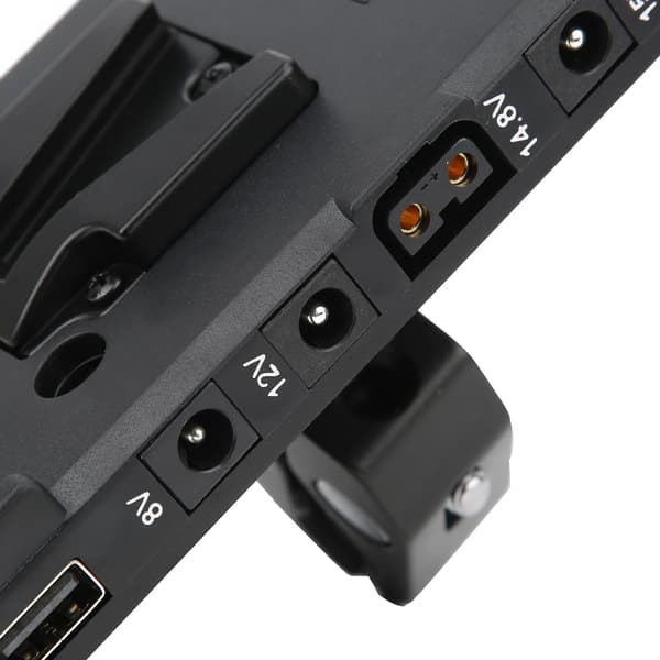 V-formet batteriplate D-tap batteriadaptertilbehør for V-montert kamerabatteri