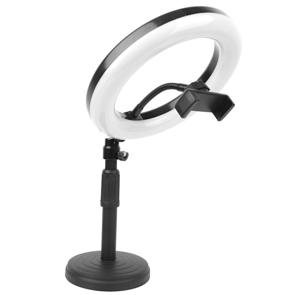 PULUZ 7,9 tum LED-ringljus för mobiltelefoner, livestreaming, skrivbordsfäste, kit PKT3073B